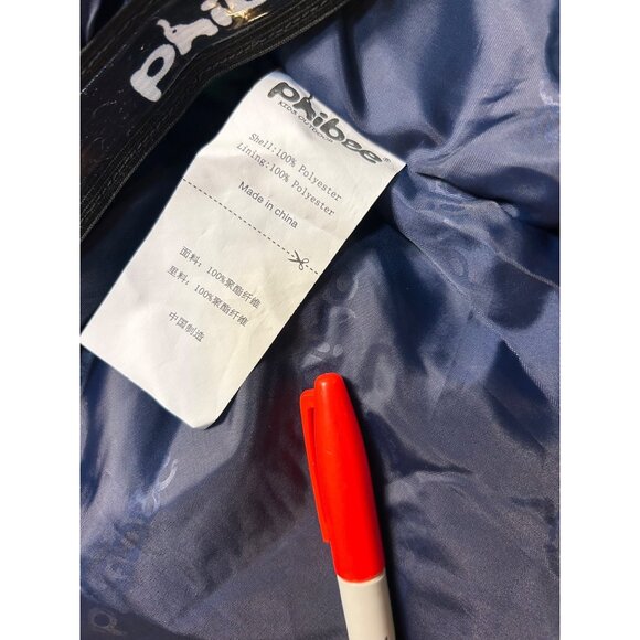 PhiBee Kids Outdoor Jacket Warm Winter Coat Size 11/12 Green Blue White - Picture 2 of 16